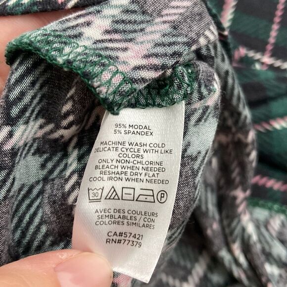 Ann Taylor Plaid Tartan Long Sleeve size Medium - Picture 4 of 6